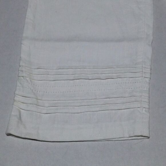 Jillian Jones Linen Straight Leg Pants-Size 8-Lined-Pockets-High Rise-Lagenlook - Picture 5 of 10